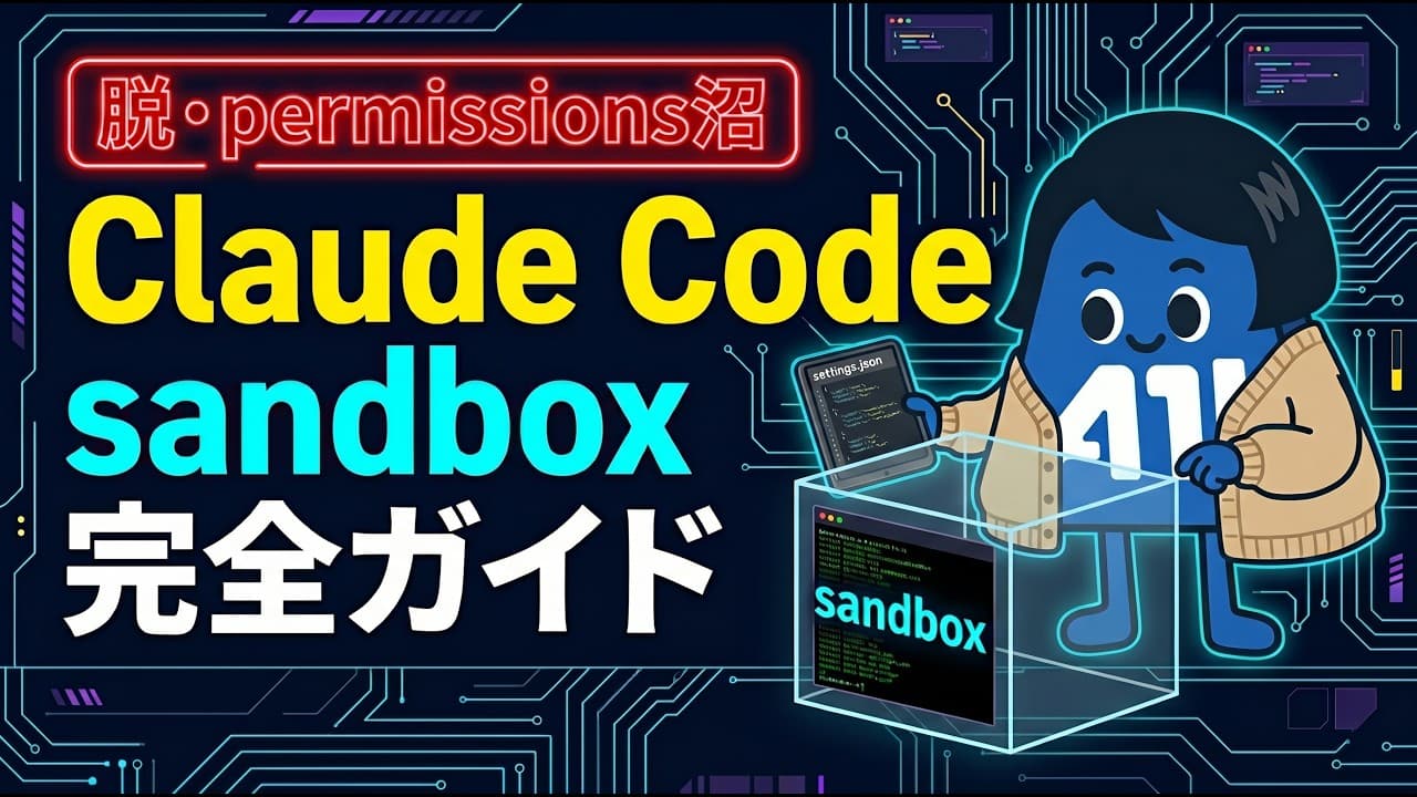 Claude Codeのsandboxを正しく理解する—推奨テンプレから診断フローまで完全ガイド
