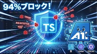 【GitHub調査】AIコードのエラー94%は型で防げる！TypeScript×AIコーディングツールが最強な理由
